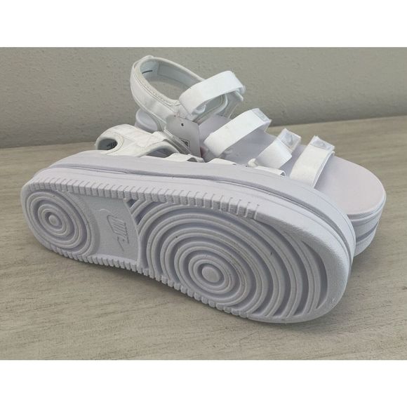 Nike DH0224-100 Women’s Sz 11 Icon Classic 4 Strap Platform White Sandals $110 - Picture 12 of 14